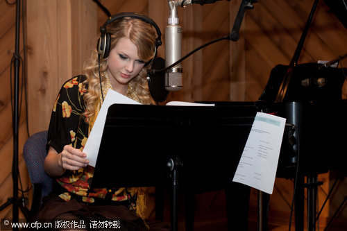 Taylor in studio