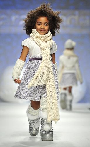 Little models at fashion show
