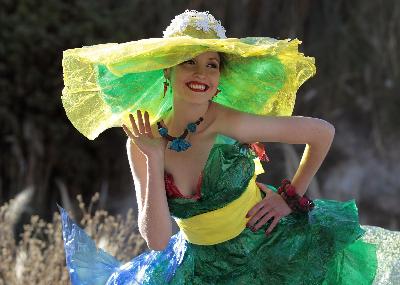 Eco-friendly fashion show in La Paz