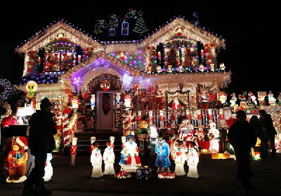 Queens Borough lights up ahead of Christmas