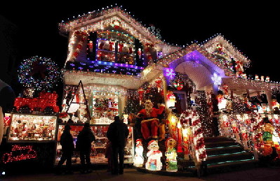 Queens Borough lights up ahead of Christmas