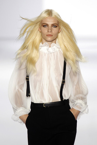 Models present creations at Paris Fashion Week