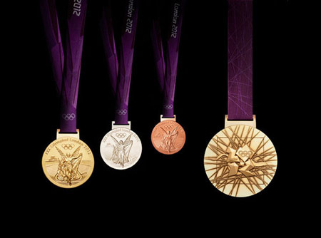 伦敦奥运会倒计时一周年 奖牌首度曝光