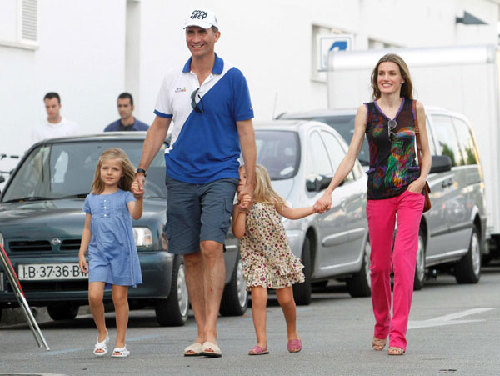 Spain's Princess Letizia attends yacht race