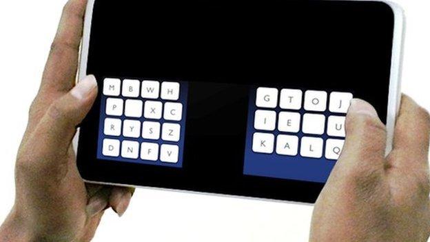 研究人员研发新式拇指键盘 手机打字更高效