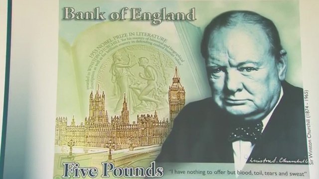 英国央行:丘吉尔肖像将登新版英镑