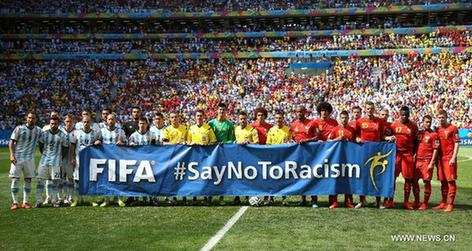 世界杯上的“反歧视日”