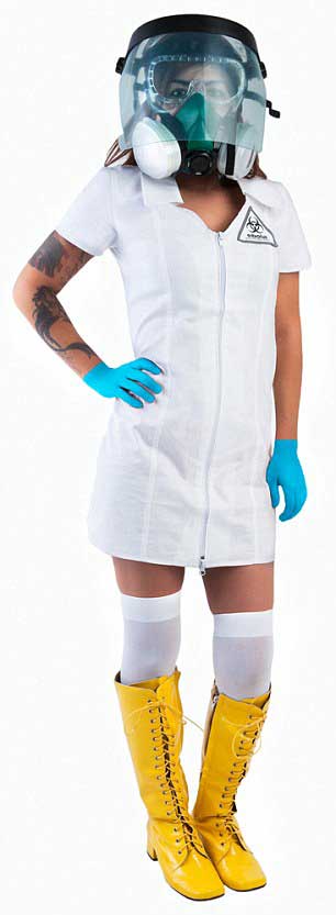 英国网店推出万圣节“性感埃博拉护士服”引热议