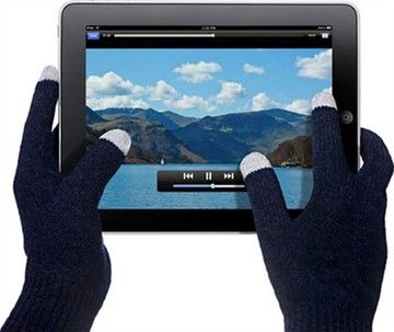 “触屏专用手套”陪你冬天玩iPad