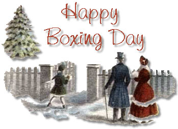 “Boxing Day”。就中文译名而言，您可以叫它“节礼日”、“礼盒节”，或者“拆礼物日”。按英联邦传统风俗，在这一天，服务行业人员都会得到小费或者老板的奖励。