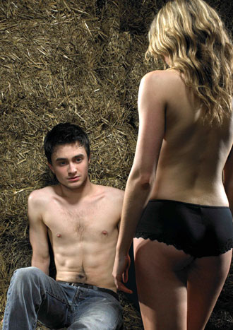 Harry Potter star Daniel Radcliffe is seen in this undated handout publicity picture for 