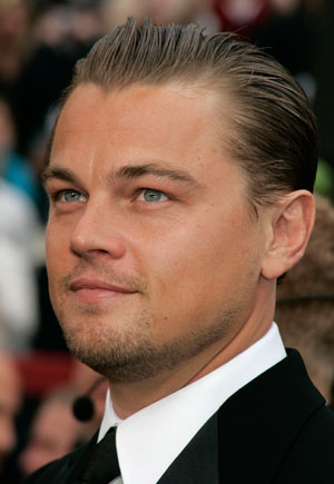 Leonardo DiCaprio, nominated for Best Actor for his role in the film 
