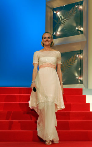 Master of Ceremonies Diane Kruger presents at the opening ceremony of the 60th Cannes Film Festival May 16, 2007.