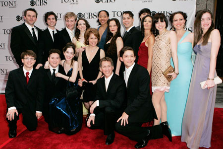The cast of Spring Awakening arrives at the 61st Annual Tony Awards in New York June 10, 2007.
