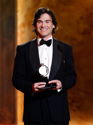 Billy Crudup receives his award for Best Performance by a Featured Actor in a Play for his work in 