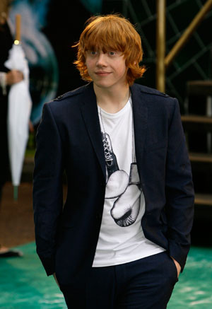 British actor Rupert Grint arrives at the British premiere of 