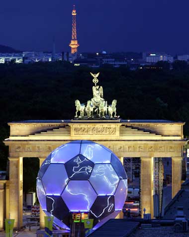 A giant 2006 FIFA World Cup globe