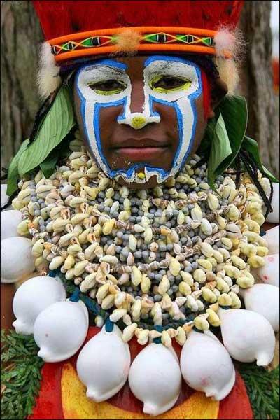 非洲酋长脸部彩绘图片