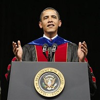 Obama delivers inspirational message to class of 2009