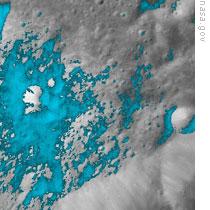 Widespread water found on surface of moon