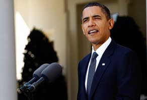 奥巴马在白宫发表获诺贝尔和平奖感言