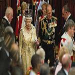 Queen Elizabeth formally opens Britain's parliament