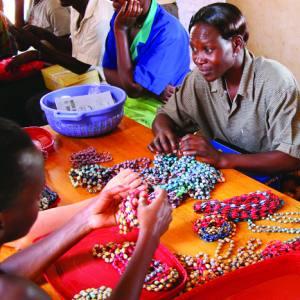 Using paper beads to improve Ugandan lives