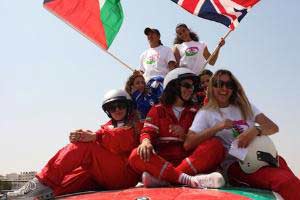 An air show for showing off; West Bank's speed sisters