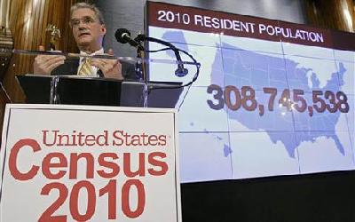 United States releases results of 2010 population count