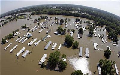 The Mississippi River floods America's heartland
