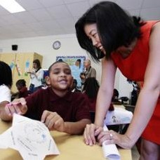 How much should a teacher's job depend on test scores?