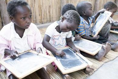 African kids benefit from preschool