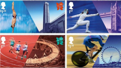 伦敦奥运：皇家邮政发开幕式纪念票