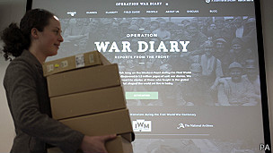 英国一战士兵日记上网