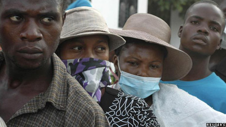Haiti cholera victims threaten UN 海地霍乱受害者威胁联合国