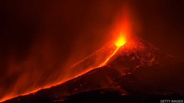 Mount Etna is 'sliding towards the sea' 西西里岛埃特纳火山“正滑向大海”