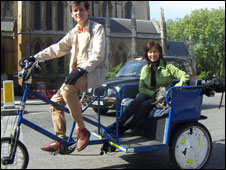 Rickshaws in London 伦敦的人力三轮