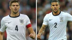 对阵智利友谊赛 杰拉德和沃克缺席