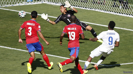 世界杯:哥斯达黎加0比0踢平英格兰