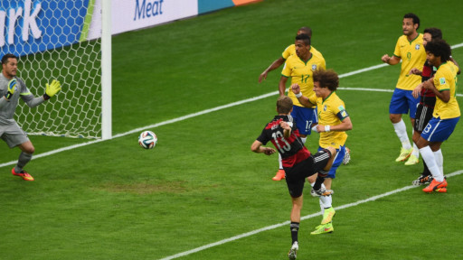 世界杯半决赛：德国7比1狂胜巴西