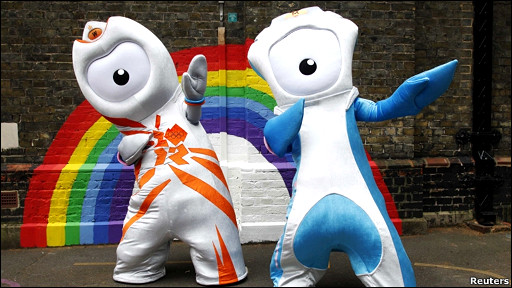 英小学对伦敦奥运吉祥物说不