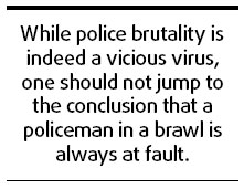 True story of police brutality