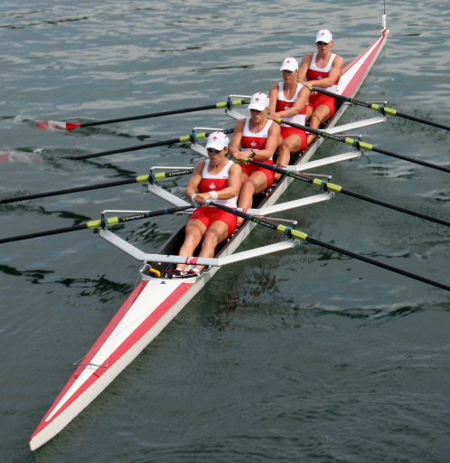 Sculls rowing competition at Shunyi Olympic Rowing-Canoeing Park