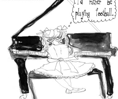 我讨厌钢琴课