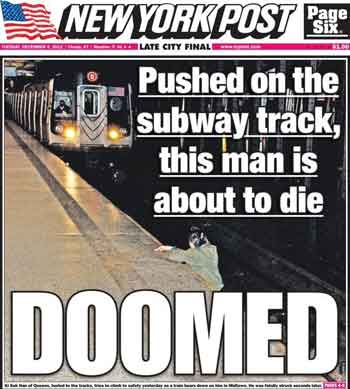 美摄影师拍地铁撞人照片 被批见死不救