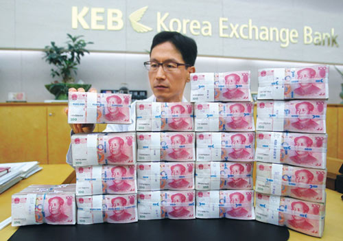 中韩货币将实现“直接交易”