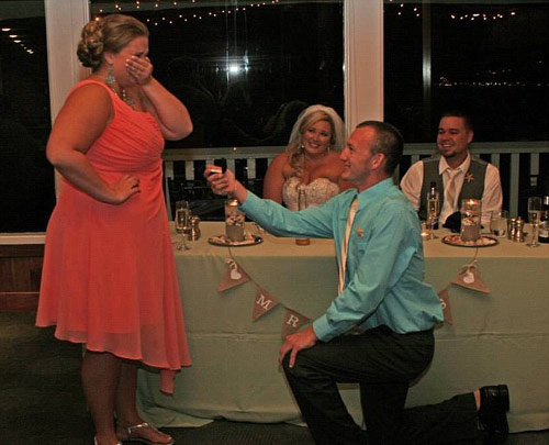 一张婚礼嘉宾求婚的照片引发的公愤