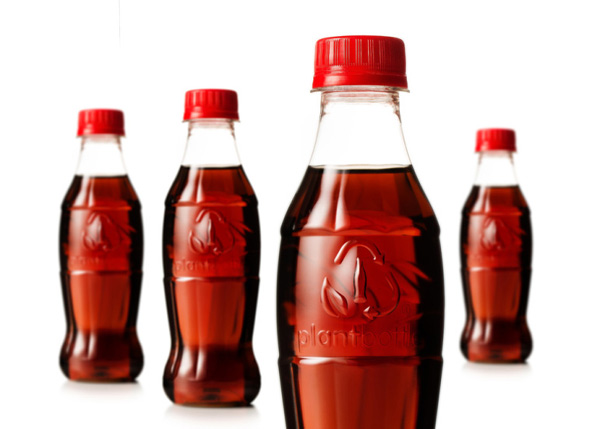 可口可乐推纯植物材质可乐瓶