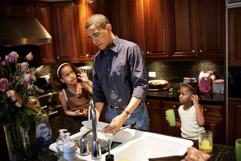 贝拉克·奥巴马：总统一职让我成为更好的父亲