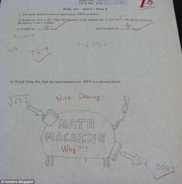 熊孩子在考卷上的机智回答